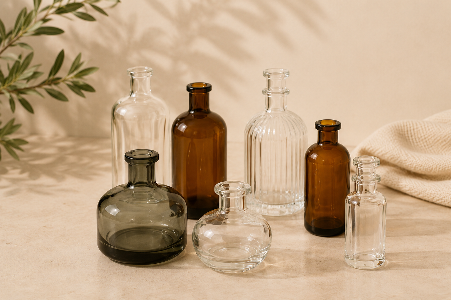Custom glass vessel collection